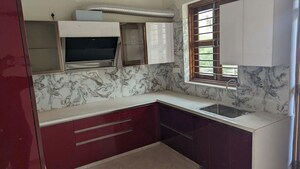Kitchen in 4 BHK Builder Floor at Puri Aman Vilas, Sector 89 – for Sale