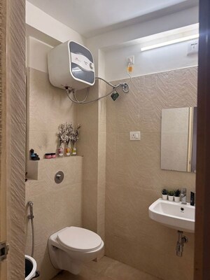 Bathroom in 2 BHK Apartment at Financial District – for Rent