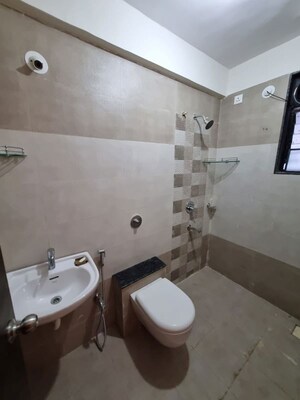 Bathroom in 2 BHK Apartment at Arko Star Vista, Ravet – for Rent