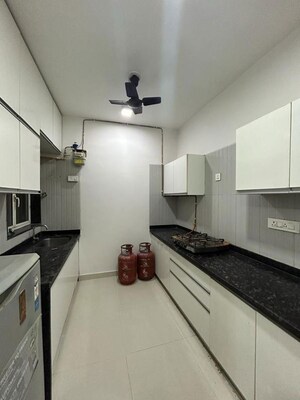 Kitchen in 2 BHK Apartment at Omkar Ananta, Goregaon East – for Rent