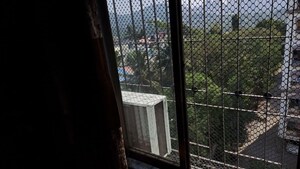 Balcony in 2 BHK Apartment at Mhada Apartments, Goregaon East – for Rent