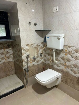Bathroom in 3 BHK Apartment at CGEWHO Kendriya Vihar, Kharghar Sector 11 – for Rent