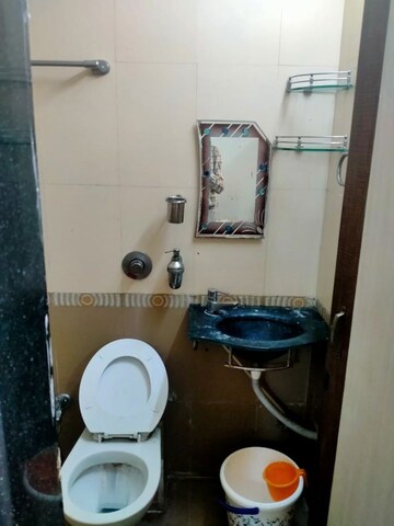 Bathroom in 2 BHK Apartment at BKS Galaxy CHS, Kharghar – for Rent