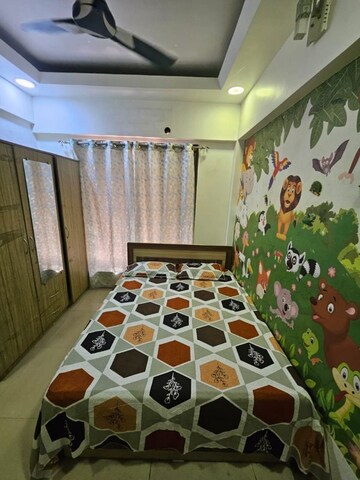 Bedroom in 2 BHK Apartment at BKS Galaxy CHS, Kharghar – for Rent