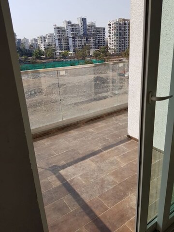 Balcony in 3 BHK Apartment at Nahar F Residences, Balewadi – for Rent