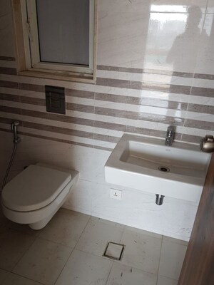 Bathroom in 3 BHK Apartment at Nahar F Residences, Balewadi – for Rent