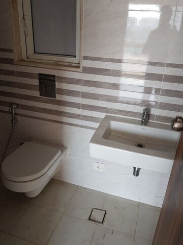 Bathroom in 3 BHK Apartment at Nahar F Residences, Balewadi – for Rent