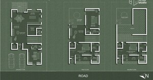 Floor Plan in 4 BHK Villa at Maheshwaram – for Sale