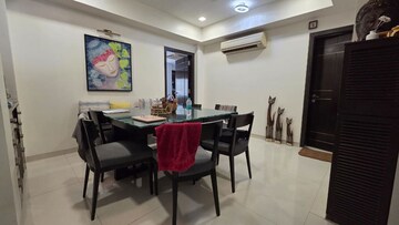 Dining area in 3 BHK Apartment at Amal Juhu Sheetal CHS, Juhu – for Rent