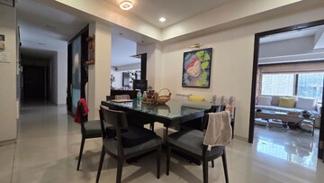 Dining area in 3 BHK Apartment at Amal Juhu Sheetal CHS, Juhu – for Rent
