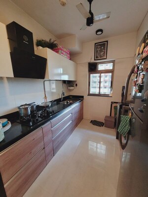 Kitchen in 2 BHK Apartment at Sheth Vasant Oasis, Andheri East – for Rent