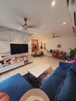 Living Room in 2 BHK Apartment at Sheth Vasant Oasis, Andheri East – for Rent