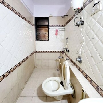 Attached Bathroom in 2 BHK Apartment at Lok Yamuna, Andheri East – for Rent