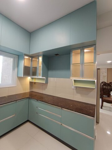 Kitchen in 4 BHK Apartment at LnT Raintree Boulevard, Hebbal – for Rent