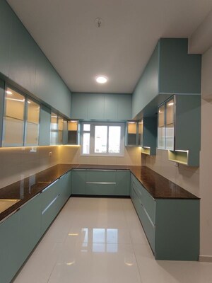 Kitchen in 4 BHK Apartment at LnT Raintree Boulevard, Hebbal – for Rent