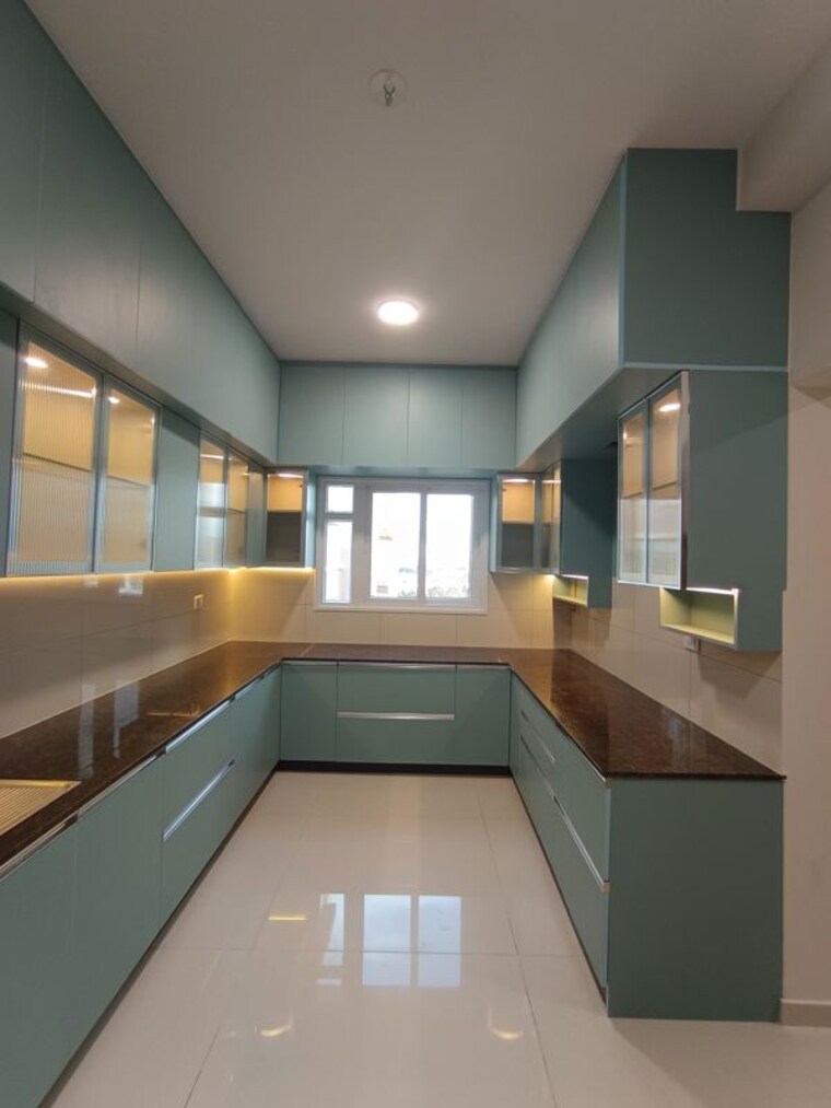 Kitchen, lnt-raintree-boulevard 4 Bedroom 2765 Sq.Ft. Apartment In Hebbal Bangalore 10090431