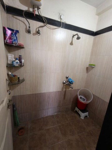 Bathroom in 1 BHK Apartment at Jai Durga CHS, Andheri East – for Rent