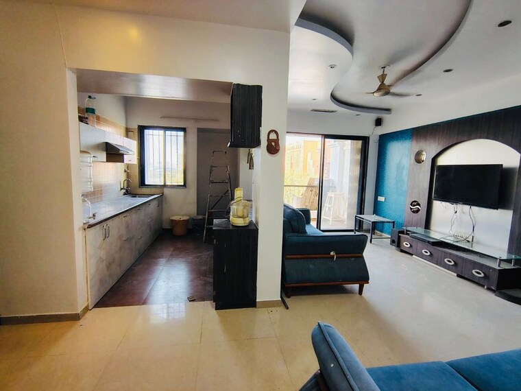 Living Room, balewadi 3 Bedroom 1100 Sq.Ft. Apartment In Balewadi Pune 10090757