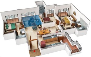 Team Area in 3 BHK Apartment at M3M Golf Hills, Sector 79 – for Sale