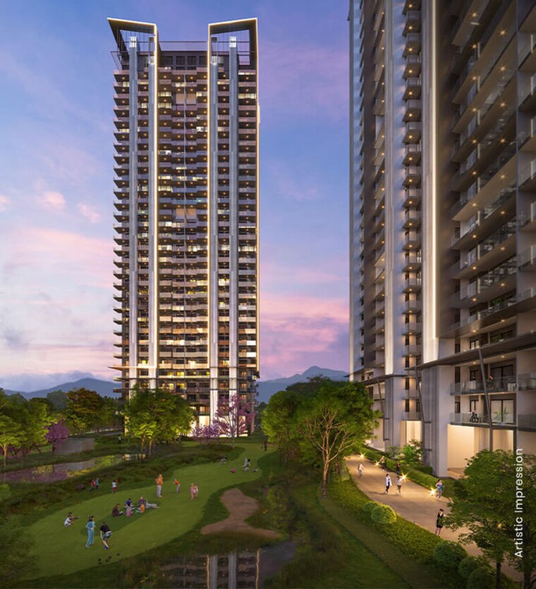 Exterior View, m3m-golf-hills 3 Bedroom 1902 Sq.Ft. Apartment In Sector 79 Gurgaon 10088226