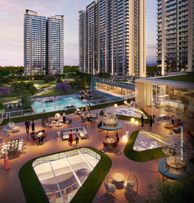 Exterior View, m3m-golf-hills 3 Bedroom 1902 Sq.Ft. Apartment In Sector 79 Gurgaon 10088226