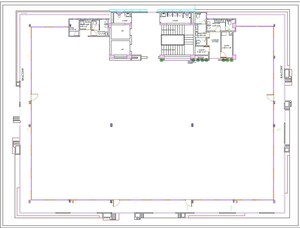 Floor Plan in  Office Space at Vaishali Nagar – for Rent