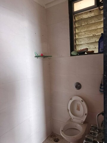 Bathroom in 1 BHK Apartment at DGS Sheetal Tapovan, Malad East – for Rent