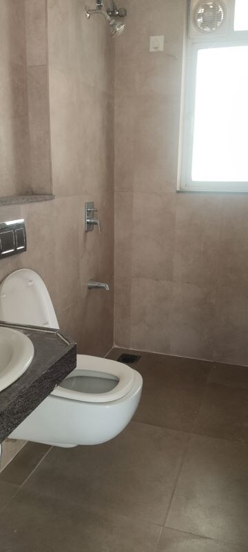 Bathroom in 2 BHK Apartment at Mulund West – for Rent