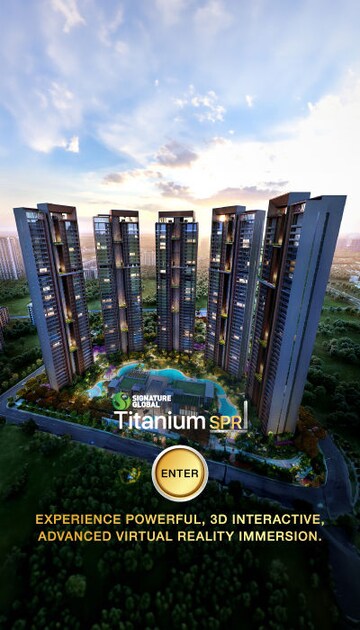 3.5 BHK Apartment – Exterior View View at Signature Global Titanium SPR, Sector 71 - for Sale