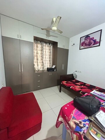 Bedroom in 3 BHK Apartment at Aparna HillPark Silver Oaks, Chanda Nagar – for Rent