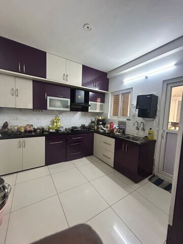 Kitchen in 3 BHK Apartment at Aparna HillPark Silver Oaks, Chanda Nagar – for Rent