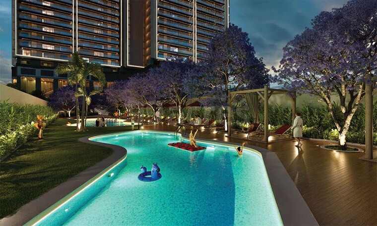 Swimming Pool, signature-global-twin-tower-dxp 3.5 Bedroom 2980 Sq.Ft. Apartment In Sector 84 Gurgaon 10090820