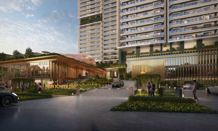 Exterior View, signature-global-twin-tower-dxp 3.5 Bedroom 2980 Sq.Ft. Apartment In Sector 84 Gurgaon 10090820