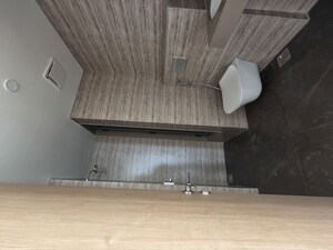 Bathroom in 3 BHK Apartment at Lodha Bellagio, Powai – for Rent