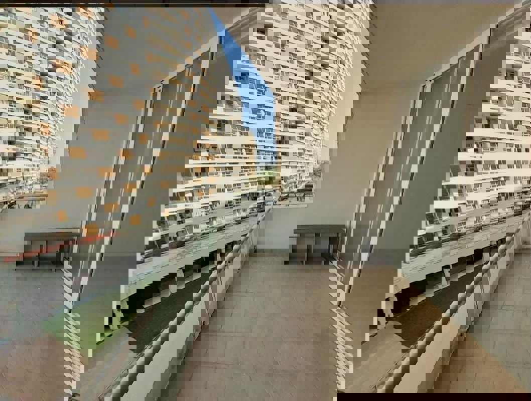 Balcony in 2 BHK Apartment at Mantri Lithos, Thanisandra – for Rent