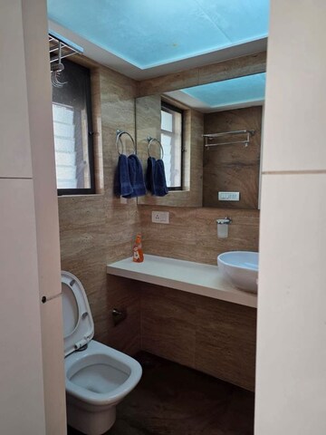 Bathroom in 2 BHK Apartment at Vrindavan Society, Malad West – for Rent