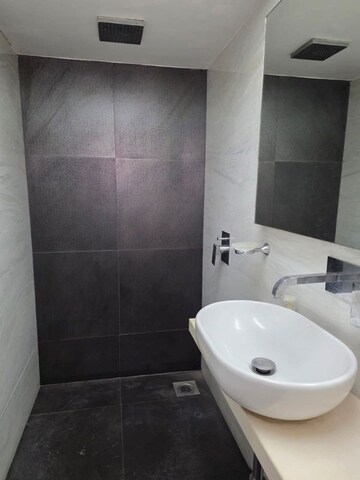 Bathroom in 2 BHK Apartment at Vrindavan Society, Malad West – for Rent