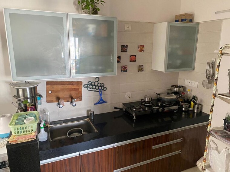 Kitchen, manav-wild-woods 2 Bedroom 592 Sq.Ft. Apartment In Wagholi Pune 10091500
