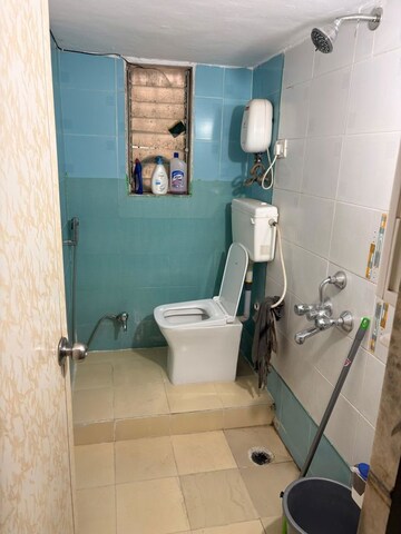 Bathroom in 2 BHK Apartment at Marwin Prince Tower, Kharghar – for Rent