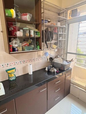 Kitchen in 2 BHK Apartment at Marwin Prince Tower, Kharghar – for Rent