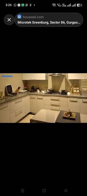 Master Bedroom in 3 BHK Apartment at Microtek Greenburg, Sector 86 – for Rent