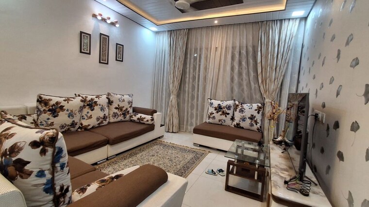Living Room, kolte-patil-tuscan-estate 3 Bedroom 1650 Sq.Ft. Apartment In Kharadi Pune 10092030