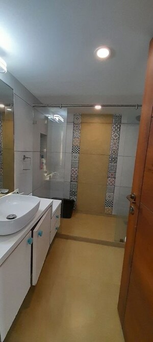 Bathroom in 3 BHK Apartment at Juhu – for Rent
