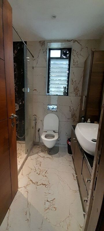 Bathroom in 3 BHK Apartment at Juhu – for Rent