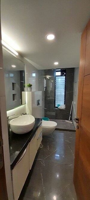 Bathroom in 3 BHK Apartment at Juhu – for Rent