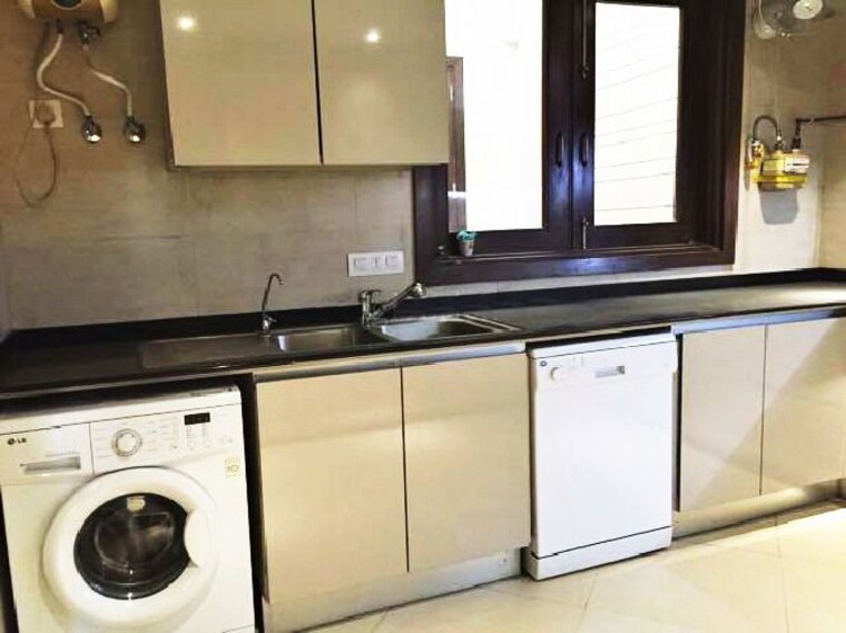 Kitchen, defence colony 4 Bedroom 2925 Sq.Ft. Builder Floor In Defence Colony Delhi 9949896