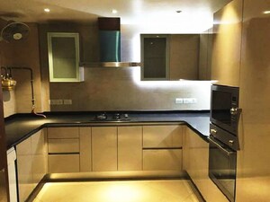 Kitchen in 4 BHK Builder Floor at Defence Colony – for Rent