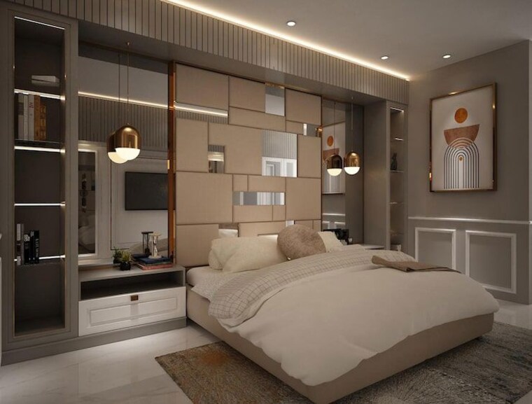Bedroom, malwa-escon-primera 3 Bedroom 2025 Sq.Ft. Apartment In International Airport Road Zirakpur 10092103