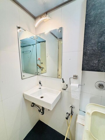 Bathroom in 2 BHK Apartment at Sankalp CHS Malad East, Malad East – for Rent
