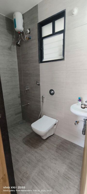 Bathroom in 2 BHK Apartment at Unique Youtopia, Kharadi – for Rent